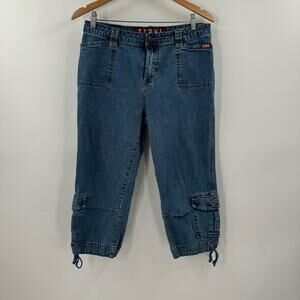Y2k Ethel Jeans Cargo capris